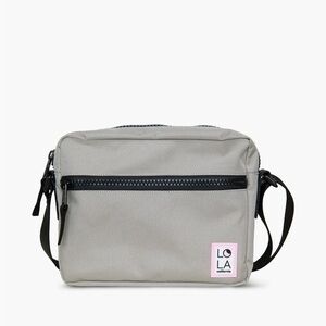 LOLA SPRITE RECYCLED NYLON MOONPIE CROSSBODY - TRUFFLE NWOT